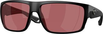 Costa 6S9129 Fly Line Polarized 912907 Mens Sunglasses Black Size 64