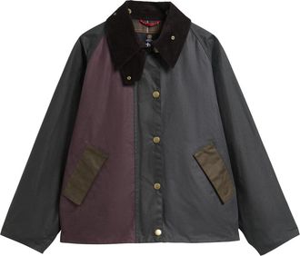 Barbour Patchwork Transport Waxed Jacket - Dames - Zomerjassen - Groen - L - Katoen - Jassen