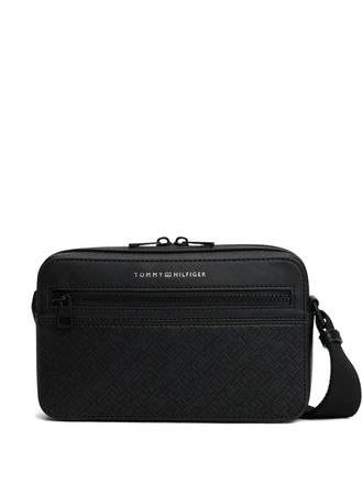 Tommy Hilfiger logo-detail crossbody bag - men - Polyurethane - One Size - Black
