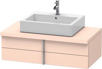 Duravit Duravit Vero Mueble Para Consola, 6572, 2 Cajones, 1000mm, Color (frente/cuerpo): Albaricoque Perla Seda Laca Mate - Ve657202020