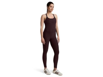 Beyond Yoga Spacedye Play The Angles Bodysuit Womens Jumpsuit & Rompers One Piece Dark Chocolate Heather : SM (US Womens 4-6)