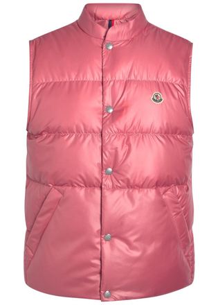 Moncler Restigo Quilted Shell Gilet - Pink - 3 (UK40 / L)