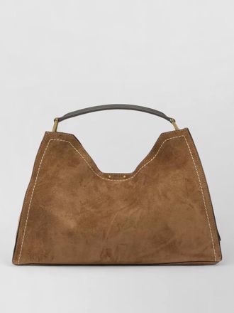 Gianni Chiarini shoulder bag contrast stitching detachable strap