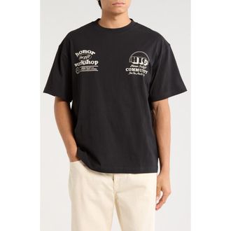 Honor The Gift Workshop Graphic T-Shirt in Black at Nordstrom Rack, Size X-Large