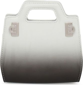 Ferragamo Wanda gradient-effect minibag - women - CALFSKIN/Lambskin - One Size - White