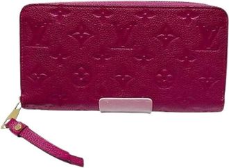 Louis Vuitton Pre-owned Clutches, female, Purple, Size: ONE SIZE Pre-owned Canvas wallets