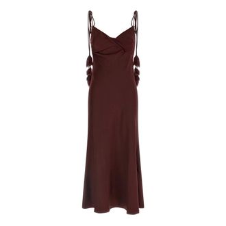 Self Portrait Dames, Jurken, Rood, Maat: M Satijn