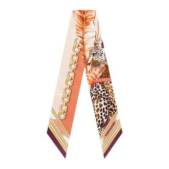 Ferragamo Accessoires, Dames, Roze, ONE Size, Zijden Sjaal