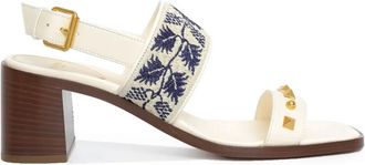 Valentino Garavani Rockstud 60mm sandalen - Wit