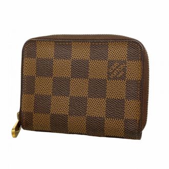 Louis Vuitton Ebene Coin Purse/Coin Case (Pre-Owned)