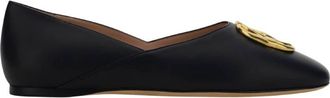 Bally Black Gerry Leather Ballet Flats
