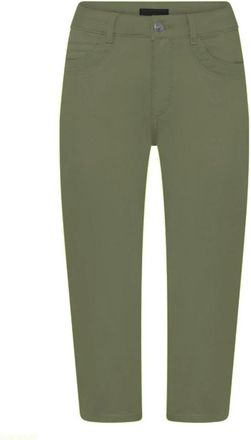 C.Ro Capri Army Green Stijlvolle Broek - Dames - Vrijetijds broeken - Groen - XL - Broeken