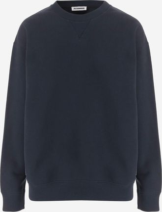 Jil Sander katoenen sweatshirt met logo