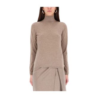 Max Mara Meana Turtleneck - Dames - Cashmere truien - Bruin - M - Kasjmier - Truien & Vesten