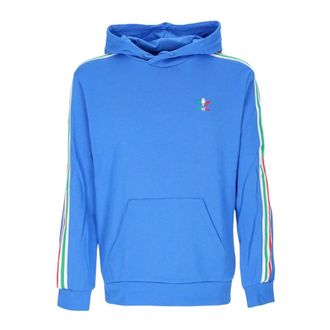 adidas Nations Hoody Lichtgewicht Sweatshirt - Heren - Sportshirts - Blauw - S - Katoen - Fitness