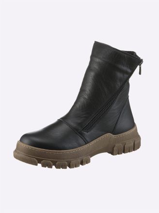 Andrea Conti Stiefelette ANDREA CONTI, Damen, Gr. 36, schwarz, Glattleder, Leder, Rindsleder, Schuhe Stiefelette
