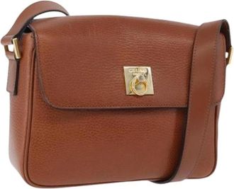 Celine Pre-owned Vintage Shoulder Bag - Dames - Vintage Schoudertas - Bruin - ONE Size - Leer - Vintage
