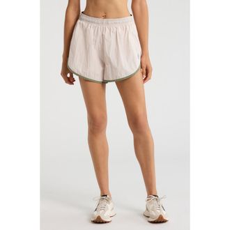 Free People FP Movement Now or Never Run Shorts in Tofu Combo at Nordstrom, Size X-Large