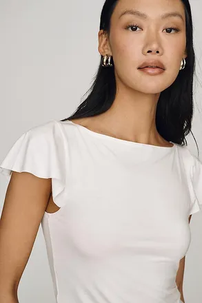 Reformation Jensen Knit Top