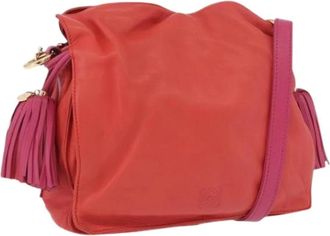 Loewe Pre-owned Shoulder Bags, female, Orange, Size: ONE SIZE Pre-owned Shoulder Bag