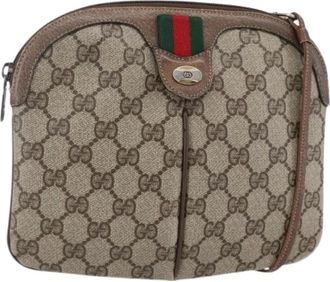 Gucci Pre-owned Cross Body Bags, female, Beige, Size: ONE SIZE Pre-owned Vintage Cross Body Bag