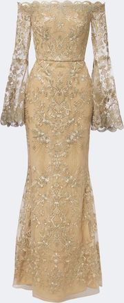 Elie Saab Off-shoulder lace gown
