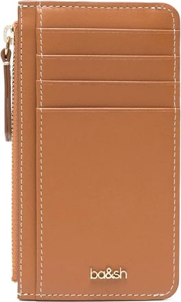 BA&SH Portacarte in pelle - Marrone