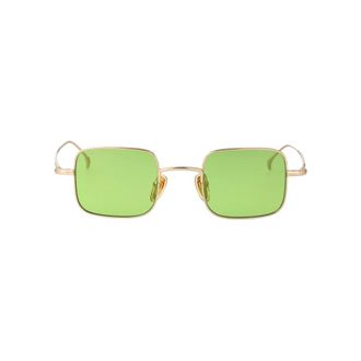 Gucci Sunglasses, unisex, Yellow, Size: 43 MM Square Frame Sunglasses