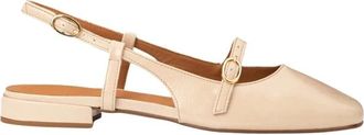 Maison Toufet Schoenen, Dames, Beige, 40 EU, Leer, Babies Bertille