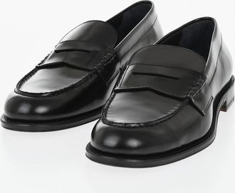 Dsquared2 Brushed Leather Penny Loafers Dsquared2