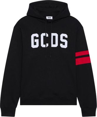 GCDS Felpa con cappuccio Logo Regular - - Sweatshirts & Hoodies - Uomo - Nero - L