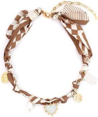 Panacea Charm Scarf Necklace in Brown at Nordstrom Rack