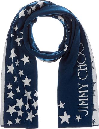 Jimmy Choo London Wool-Blend Scarf