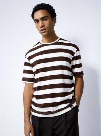 Imperial Mens Coffee stripe T-shirt