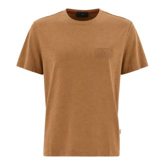 Liu Jo T-Shirt Basica M/C - male - Liu Jo - T-Shirts - Brown - 2XL - Tops