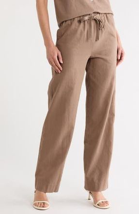 Vince Tie Front Pull-On Pants in Desert Wind at Nordstrom Rack, Size X-Small