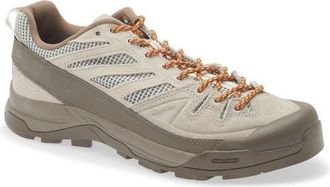 Salomon Gender Inclusive X-Alp Woven Low Top Sneaker in Walnut/Silver Cloud/Vanilla at Nordstrom, Size 10.5