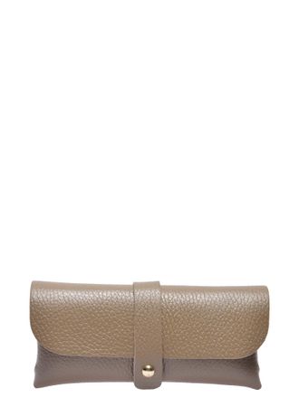 Roberta M Beige Rundleer Tas