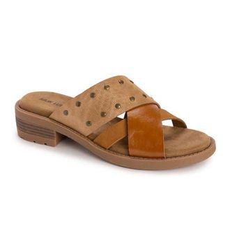 Muk Luks Womens Vittoria Sandal in Tan at Nordstrom, Size 10