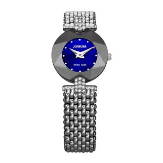 Jowissa Facet Strass - Dames - Horloges - Grijs - ONE Size - Accessoires