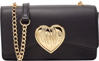 Love Moschino Tassen, Dames, Zwart, ONE Size, Flap Crossbody Bag