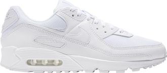 Nike Mens Air Max 90 - Running Shoes White/White/Wolf Grey Size 10.0