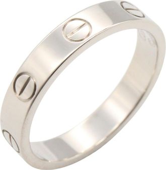 Cartier Silver White Gold (18K) Band Ring (Pre-Owned)