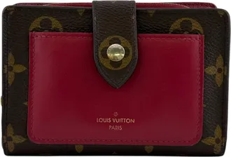 Louis Vuitton Brown Monogram Pink Monogram Wallet (Bi-Fold) (Pre-Owned)