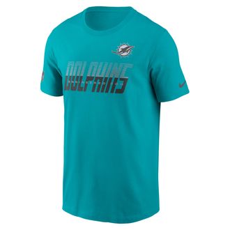 Nike Miami Dolphins Sideline Team Issue Nike Mens Dri-FIT NFL T-Shirt in Green | 02ET3GT9P-TF9