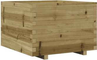 vidaXL Garden Planter 70x70x49.5 cm Impregnated Wood Pine Vidaxl