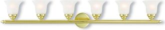 Livex Lighting Livex Neptune 6-Light Polished Brass Bath-Light