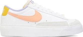 Nike Blazer Low Platform Peach Cream Light Thistle sneakers - Wit