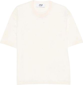 Golden Goose White Crew Neck T-Shirt