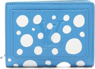 Louis Vuitton x Yayoi Kusama Portafoglio bi-fold con monogramma Empreinte - Blu